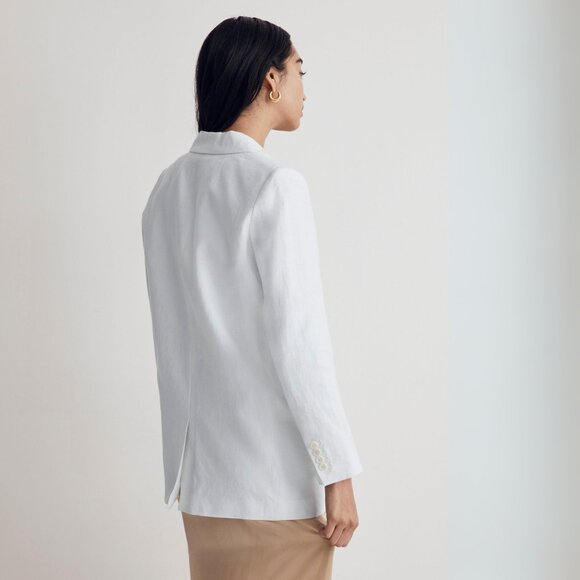The Larsen Blazer in 100% Linen | Madewell NJ530 - Picture 3 of 6
